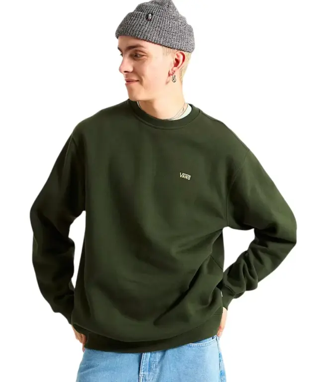 Vans - Ανδρικό Φούτερ Left Chest Ii Loose Crew VN000P20-EMU Κυπαρισσί - S