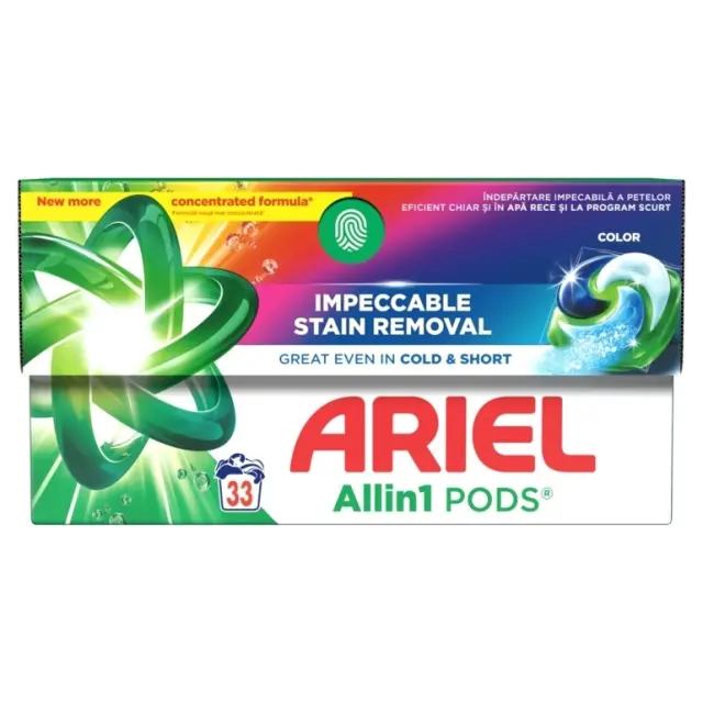 Ariel Pods All in 1 Color 33 τεμαχίων