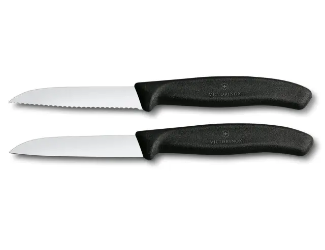 Σετ Μαχαίρια Γενικής Χρήσης Victorinox Swiss Classic με μήκος λεπίδας 8cm - Black - 2 τεμάχια6.7493.2 3