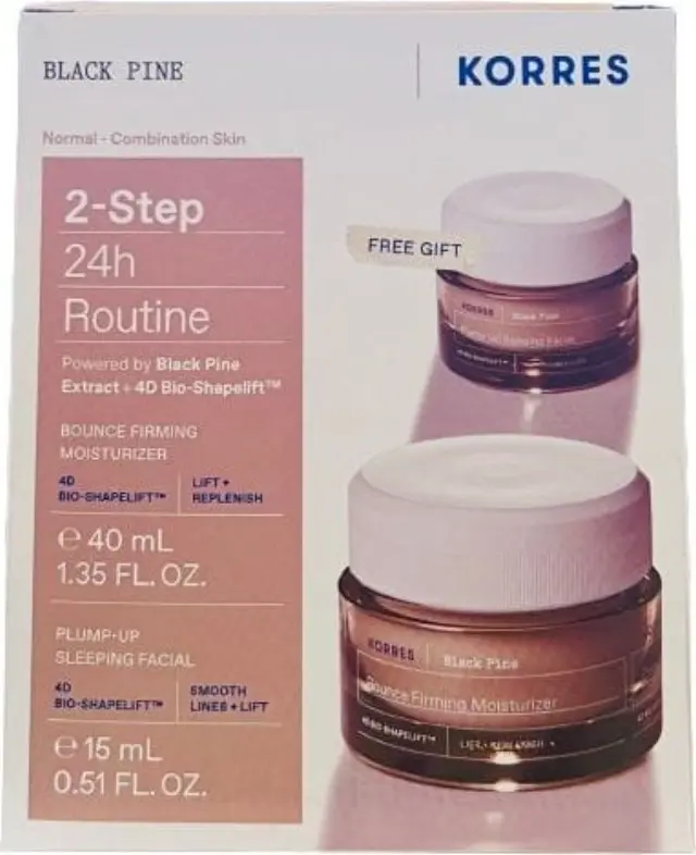 Korres Black Pine 24h Routine Σετ Περιποίησης για Σύσφιξη 2τμχ