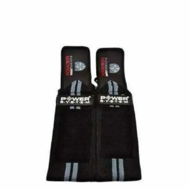 Power System Wrist Wraps Γκρι / Περικάρπια 3500 (2τμχ)