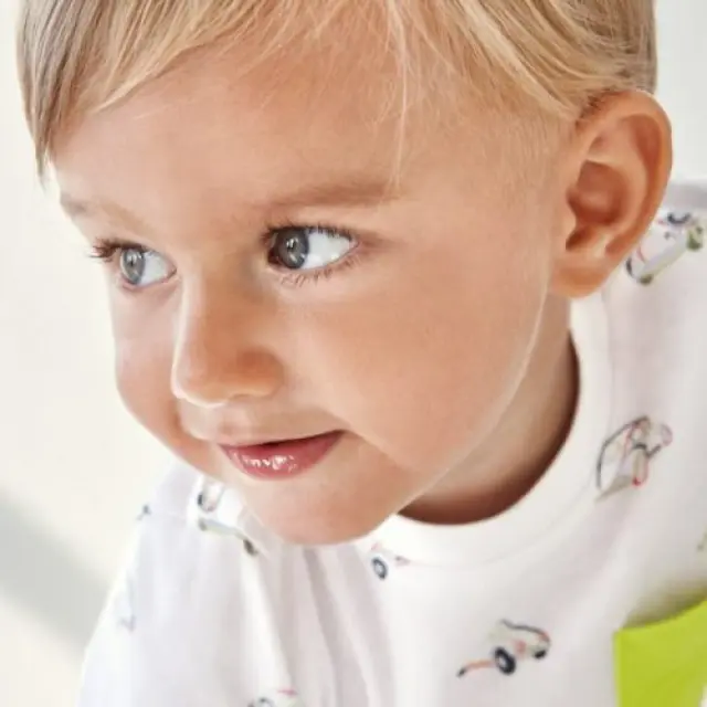 Baby 6 μηνών έως 4 ετών Σετ 2 μπλουζάκια κοντομάνικη σταμπωτή λάιμ 2
