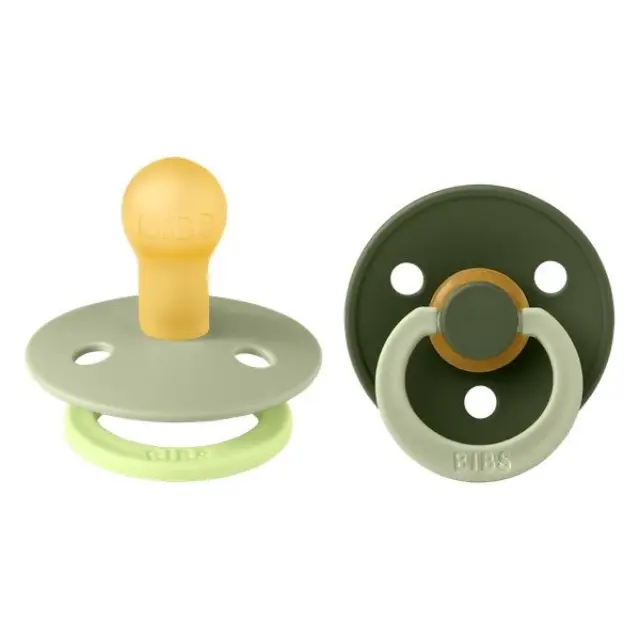 Σετ 2 Πιπίλες Studio Collection Color Fusion Sage/Hunter Green (0-6 μηνών) - Bibs 2