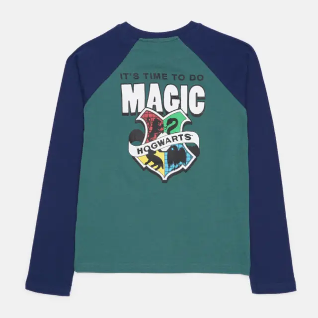 Μπλουζάκι Μακρυμάνικο Hogwarts Green 8020237 - 14 Y (158cm) 2