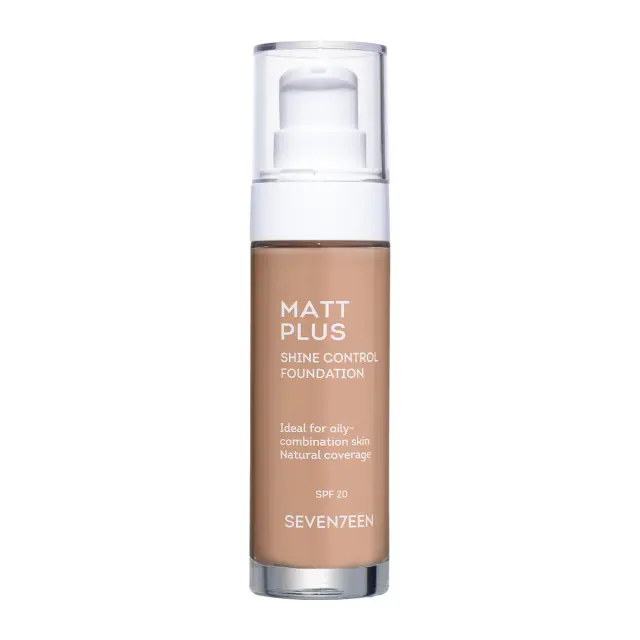 Seventeen Matt Plus Liquid Foundation SPF20+ 30ml | 07 Summer Tan