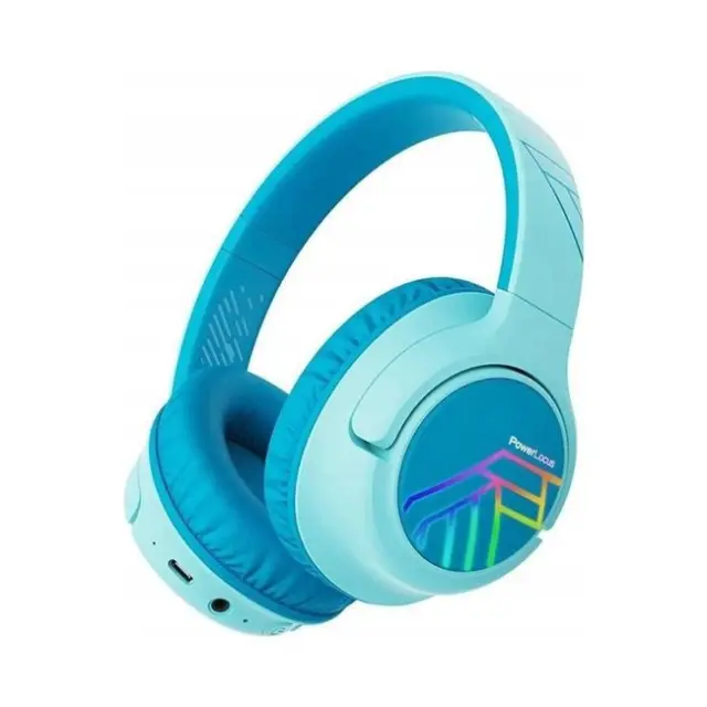 PowerLocus Headset Bobo LED AUX Blue (PL252768)