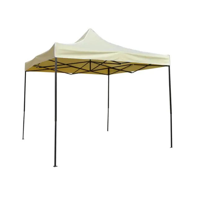 Κιόσκι Πτυσσόμενο 420D Μπεζ Μέταλλο/Polyester/Ύφασμα 300x300x32cm