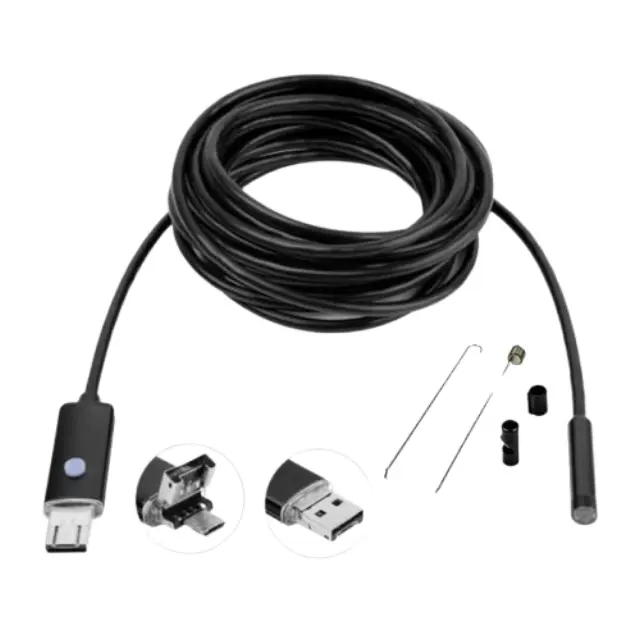 Ενδοσκοπική Κάμερα Αδιάβροχη IP67 10m 7mm για Κινητό Android και Υπολογιστή AN99