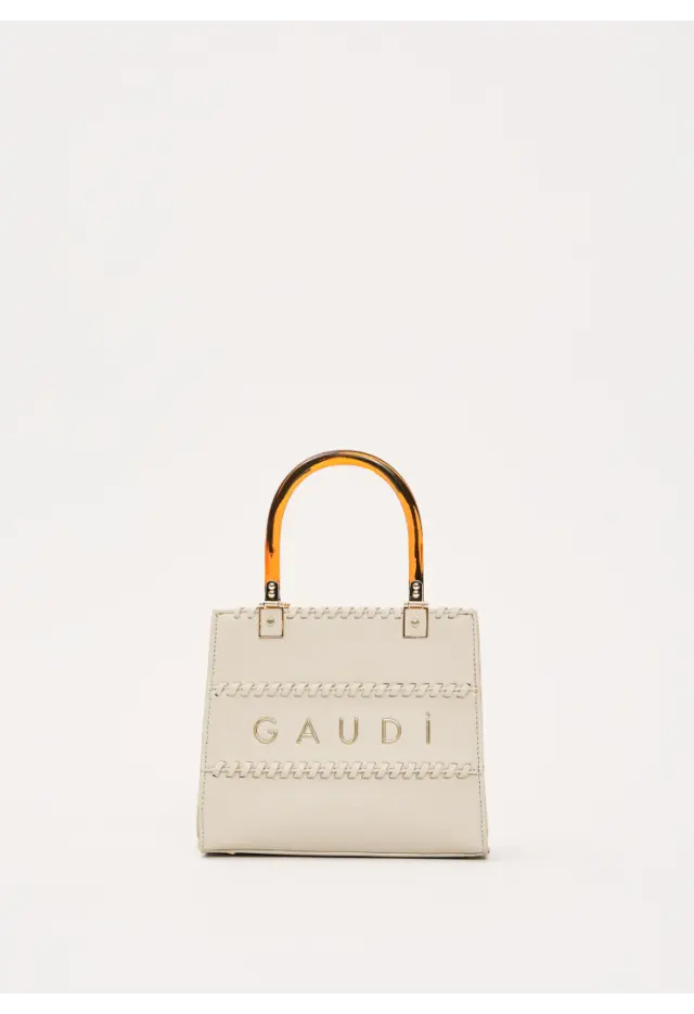 GAUDI - MINI TOTE GEMMA CREAM