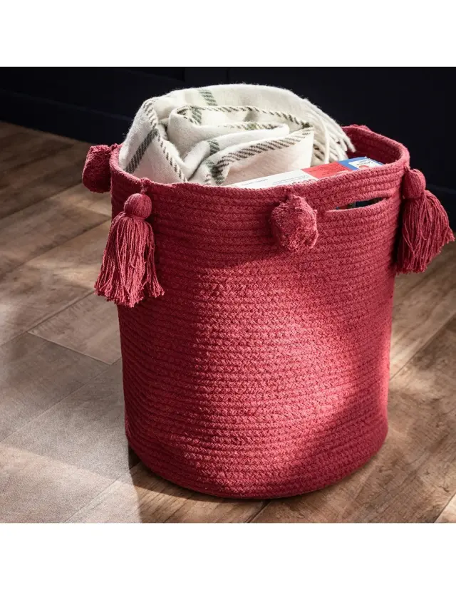 Καλάθι 33x35cm GOFIS HOME Nirya Red 260/