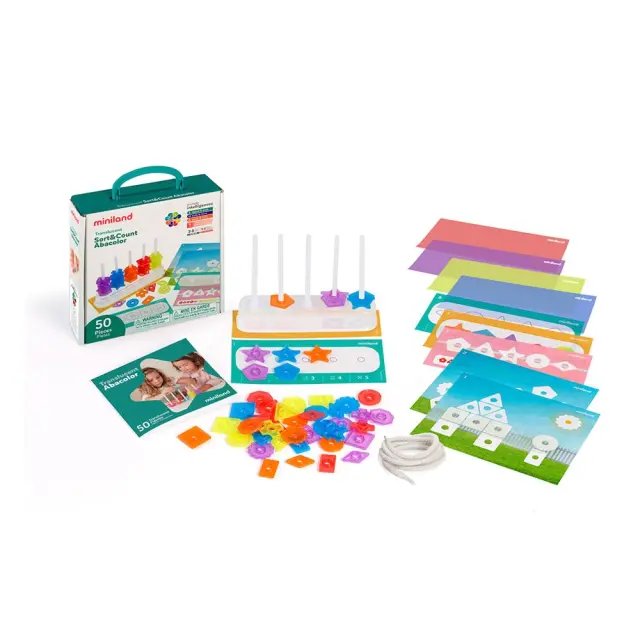 MINILAND ΠΑΙΧΝΙΔΙ ΜΕ ΧΡΩΜΑΤΑ ΚΑΙ ΣΧΗΜΑΤΑ COUNT ABACOLOR