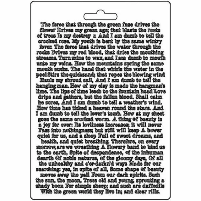 Καλούπι εύκαμπτο A5, 15x21cm, Stamperia, The Wall Street Journal