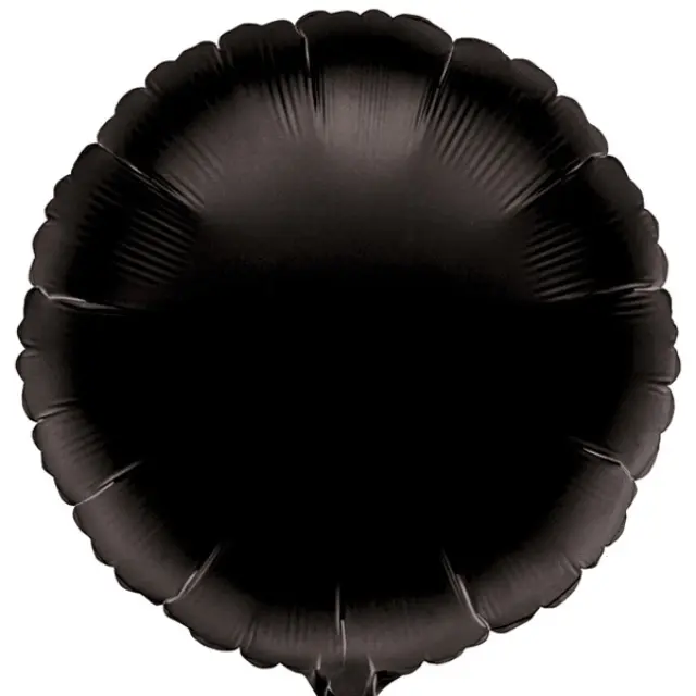 Μπαλόνι Φοιλ 18 Στρογγυλό - Μαύρο / 46 εκ
