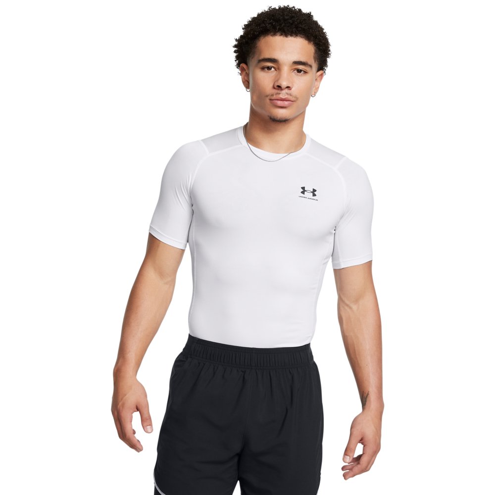 Under Armour Men's HeatGear Armour Compression Shortsleeve T-Shirt Άσπρο 1361518-100 (Under Armour) - Medium