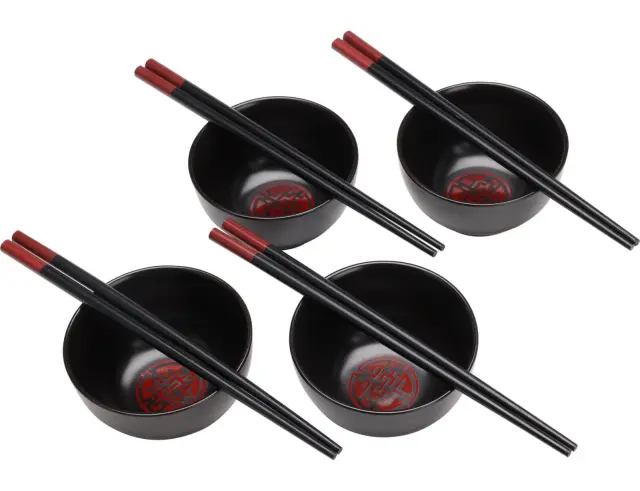 Σετ Σερβιρίσματος Sushi Excellent Houseware με 4 μπολ και chopsticks - 8 τεμάχια 210000900 3