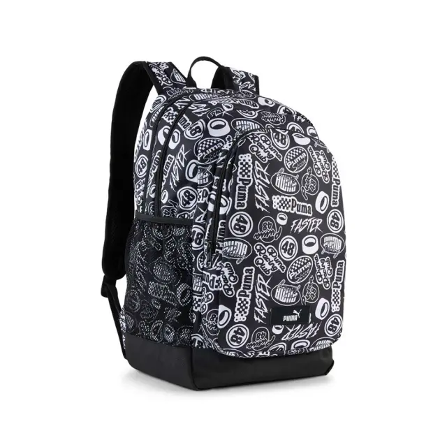 Puma Adult Academy Allover Print Backpack Μαύρο - Άσπρο 091150-08 (Puma) - One Size