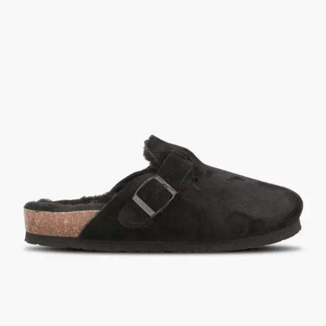 Genuins Σαμπώ Γυναικείο δέρμα Μαύρο GEN/RIVA VELOUR SHEEP G106604 BLACK