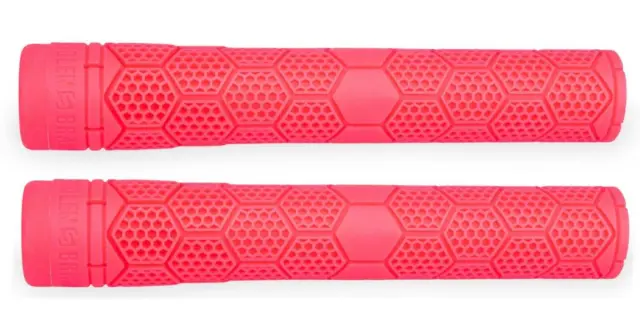 STOLEN HIVE FLANGLESS GRIPS NEON PINK