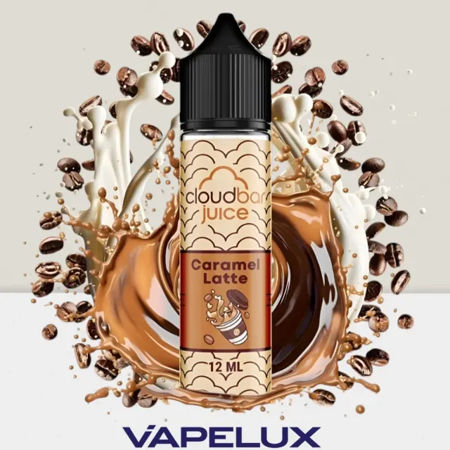 CloudBar Juice Flavor Shots Caramel Latte 12ml to 60ml