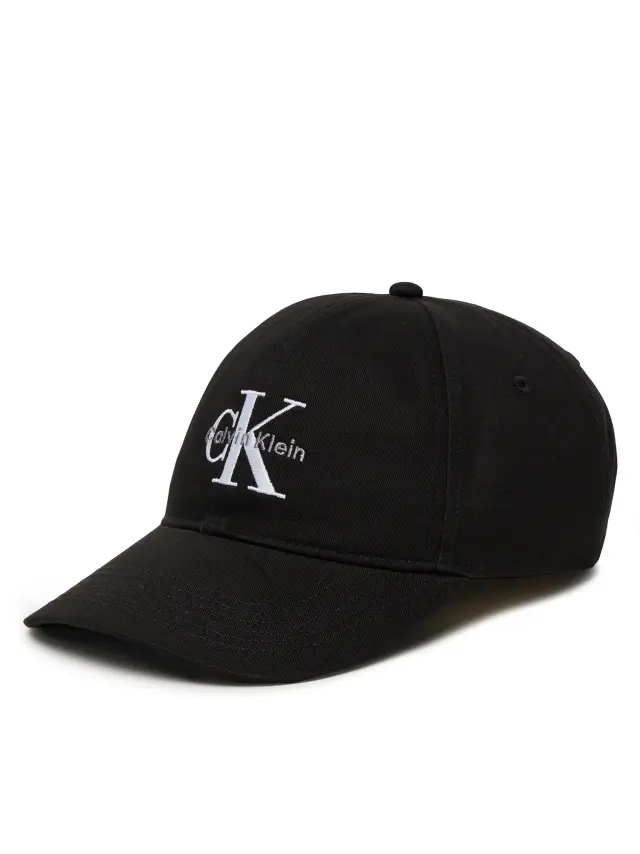Calvin Klein Καπέλο Jockey Monologo Μαύρο