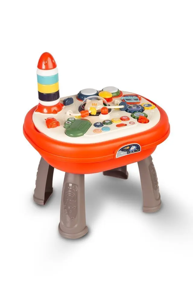 TOYZ Παιδικό Πολυλειτουργικό Τραπέζι Δραστηριοτήτων 2 σε 1 με Διαδραστικά Παιχνίδια & Επιφάνεια Κατασκευών