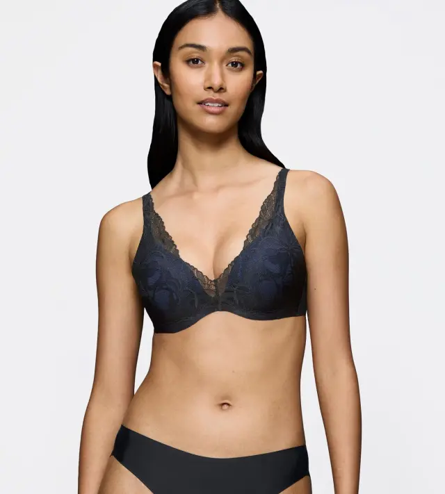 Triumph Σουτιέν Body Make-Up Illusion Lace WP Μαύρο