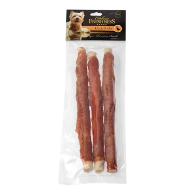 Celebrate Freshness Duck Sticks Λιχουδιές για Σκύλους 250gr Μονόχρωμο