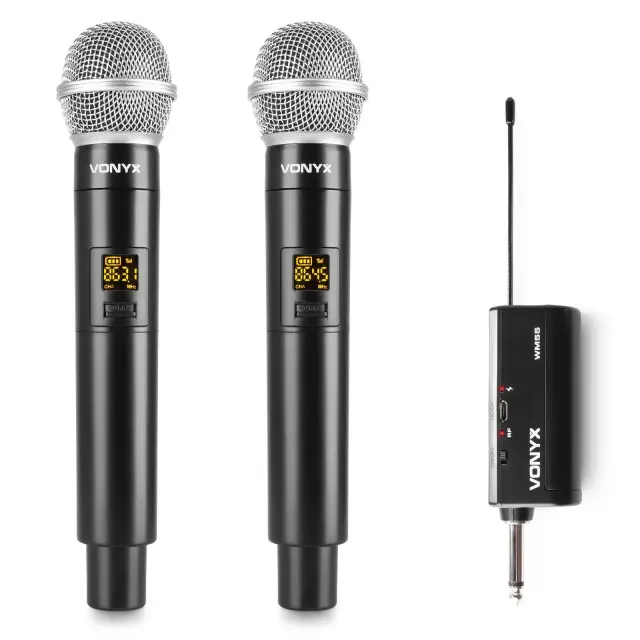 VONYX WM552 ΔΙΠΛΟ ΑΣΥΡΜΑΤΟ ΣΕΤ ΜΙΚΡΟΦΩΝΩΝ PLUG & PLAY
