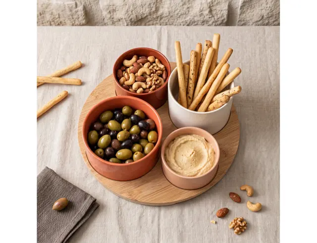 Σετ Σερβιρίσματος Secret de Gourmet με 4 μπωλ και δίσκο - 5 τεμάχια 188877