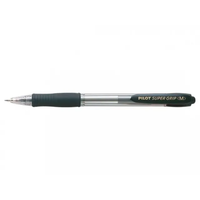 Pilot Στυλό Super Grip Medium 1.0mm Μαύρο (MPGP-10R-MB) (PILMPGP-10R-MB)