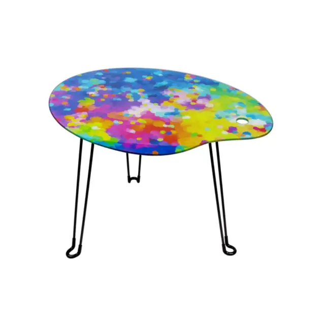 Pylones Folding Table / Πτυσσόμενο Τραπεζάκι Γυάλινο: A Pied d' Oeuvre
