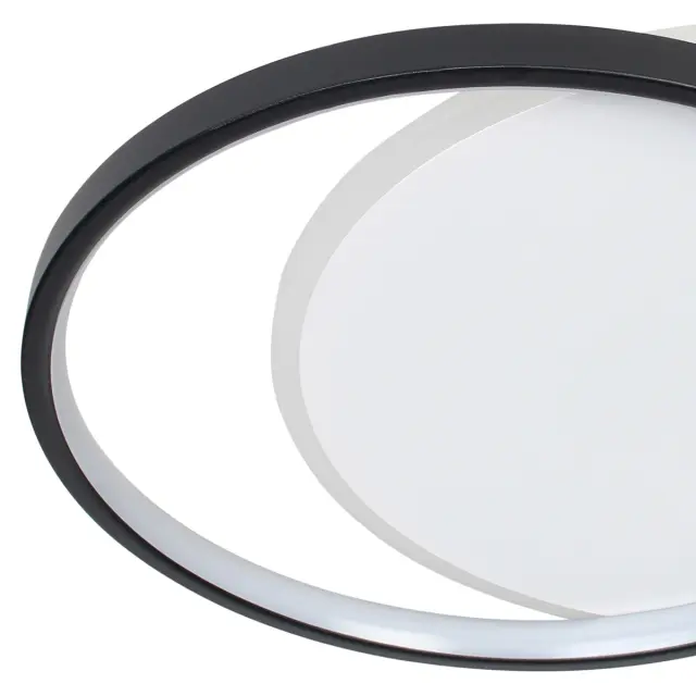 Φωτιστικό οροφής LED 53W 46x39x5,5 εκ. μαύρο με controller - GLOBOBOX 2