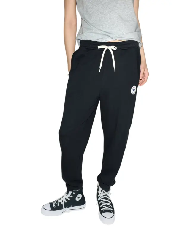 Converse - Γυναικείο Παντελόνι Φόρμας Chuck Patch Jogger CVW6B118-001 Μαύρο