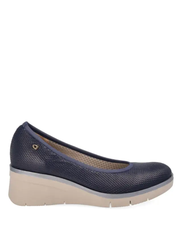 Donna Serena Μπαλαρίνες Γυναικείο δέρμα Μπλέ DSE/5175 BLUE 3
