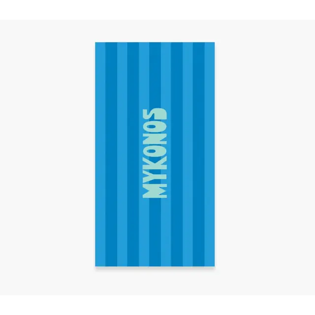 Nef-Nef Homeware Πετσέτα Θαλάσσης Mykonos 80x160 Blue