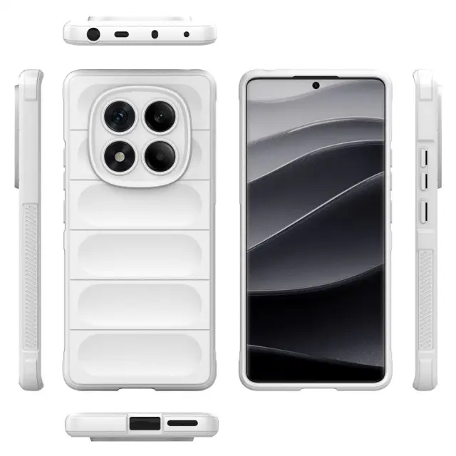 Rugged Θήκη για Redmi Note 14 Pro 4G-White OEM 2