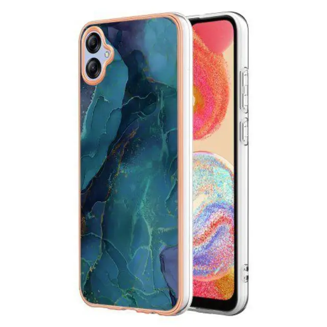 Θήκη Κάλυμμα Πλάτης Electroplating για Samsung Galaxy A04e 4G Μάρμαρο ΟΕΜ