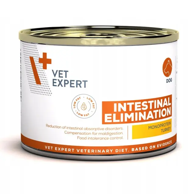 VET EXPERT Intestinal Elimination Turkey - wet dog food - 200g