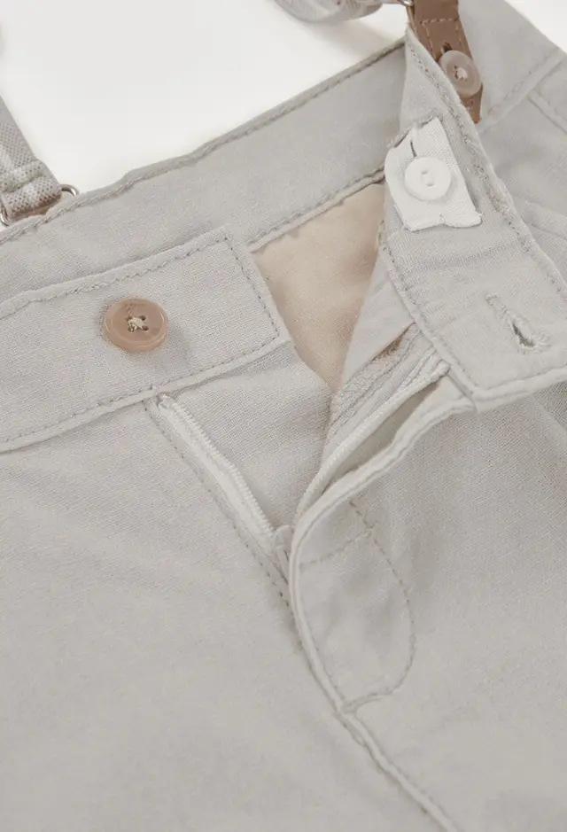 Boboli Linen βερμούδα σορτς για αγόρι 863041-7372 3