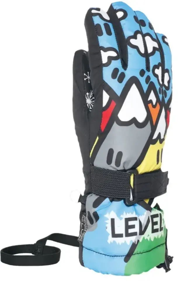Γάντια Σκι Level Παιδικά Junior Glove PK Rainbow - 4153JG-39 - 4-5 ετών 2