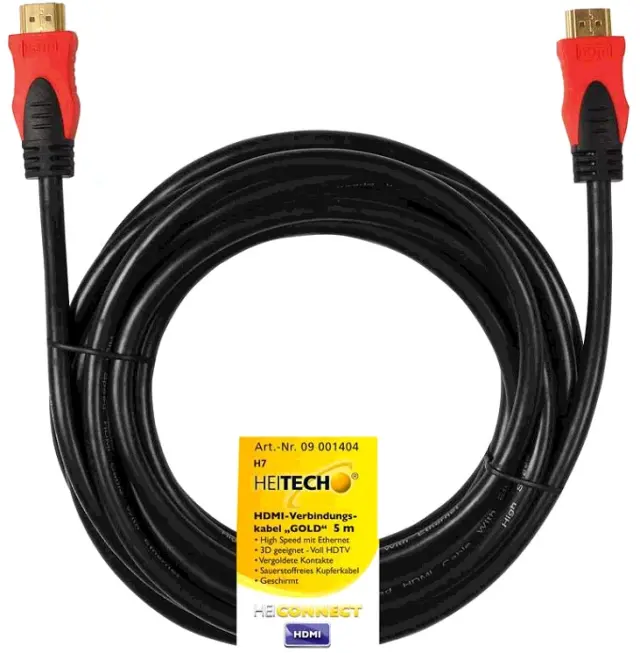 Heitech Καλώδιο Hdmi A-A Με Ethernet