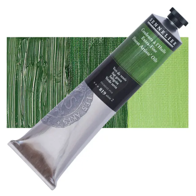 Sennelier Λάδι Finest Artists Oil 819 Sap Green - 200ml