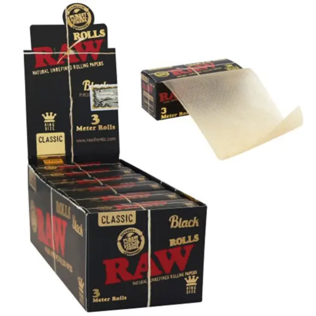 RAW Black Rolls Ρολό King Size - 3 Μέτρα 2
