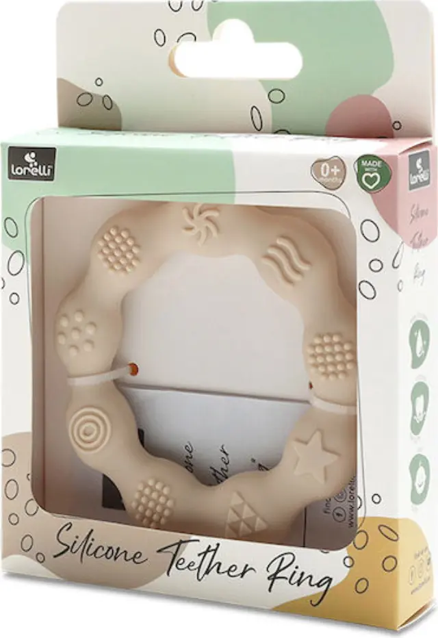 Lorelli Μασητικό Σιλικόνης Ring Fresh Beige 10210920005 2