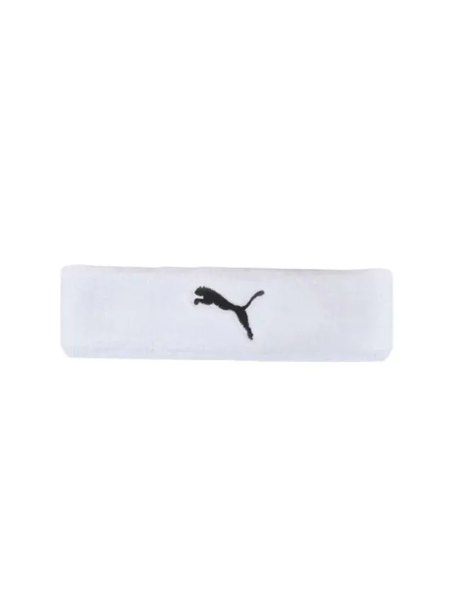 Puma Tennis Headband Unisex Αθλητικό Περιμετώπιο 050052 Λευκό - MISC