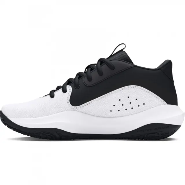 Under Armour Lockdown 7 (GS) (3028513-102) - Λευκό-Μαύρο 3