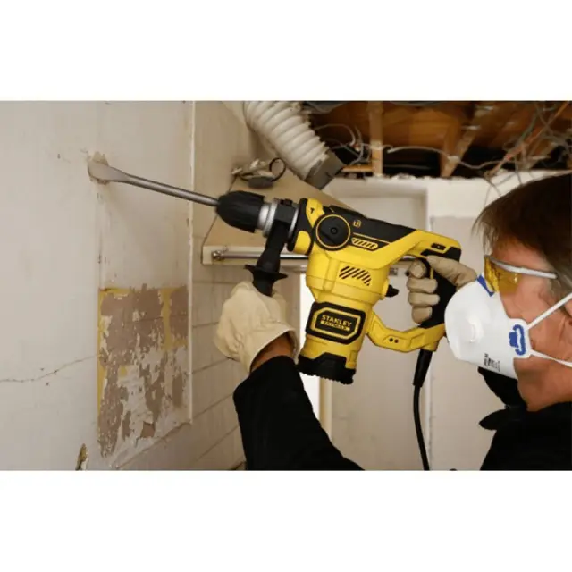 STANLEY FME1250K ΚΡΟΥΣΤΙΚΟ ΣΚΑΠΤΙΚΟ ΡΕΥΜΑΤΟΣ 1250W ΜΕ SDS PLUS + ΔΩΡΟ ΤΡΟΧΟΣ STANLEY FMEG220 125MM 2