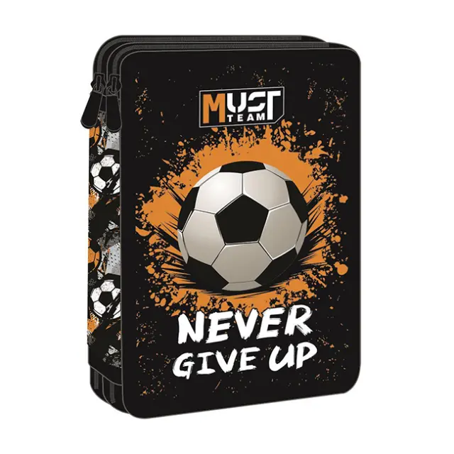 Must Κασετίνα Διπλή Γεμάτη Football Never Give Up (000587581)