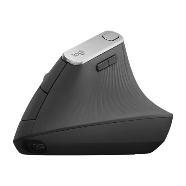 Logitech MX Vertical Ασύρματο & Ενσύρματο Εργονομικό Bluetooth Ποντίκι Μαύρο (910-005448) (LOGMXVERTICAL) 2