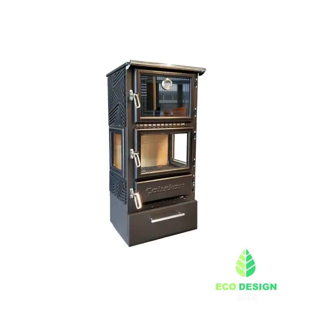 Caliskan 306-3D ενεργειακή σόμπα ξύλου με φούρνο BOX